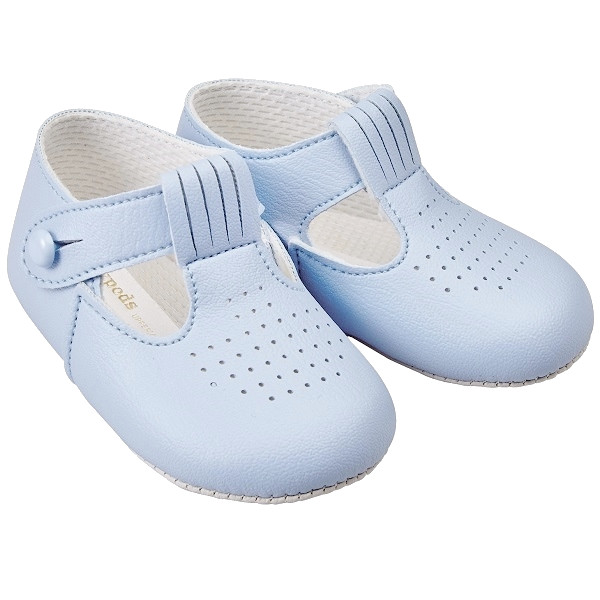 Baby Boys Sky Blue Tbar Shoes Baypods childrensspecialoccasionwear